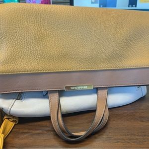 Steve Madden Yellow Mustard Fold Shoulder Bag
